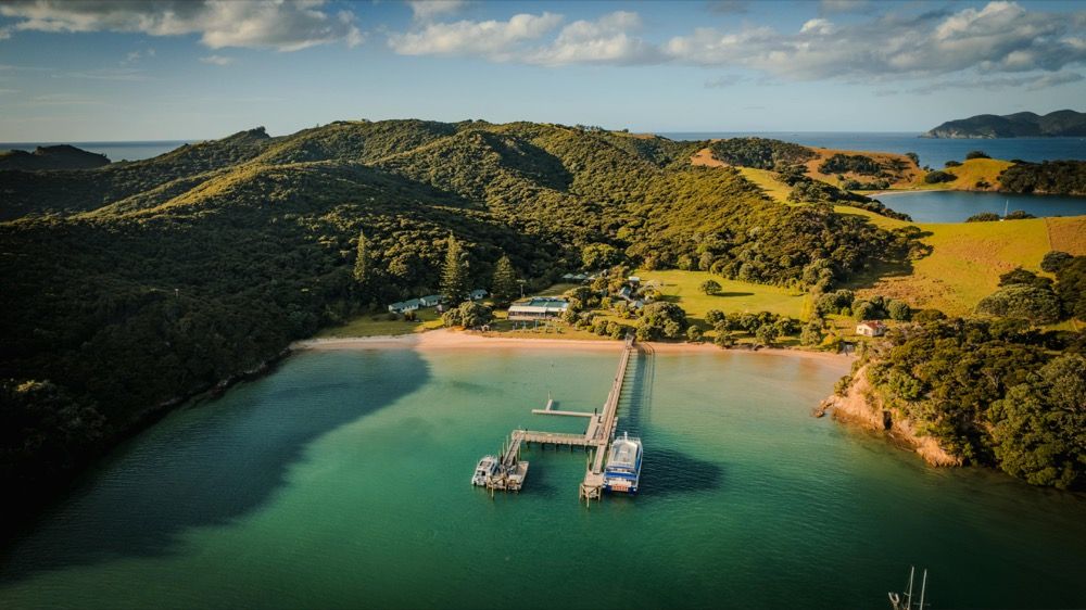 Strände und Segeln in der Bay of Islands, Northland Neuseeland